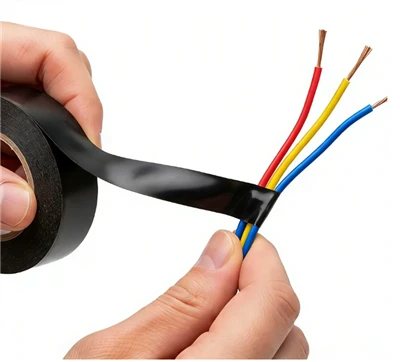 סרט בידוד חשמלי חד צדדי של PVC